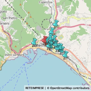 Mappa Via Generale Don Ferrante Maria Gonzaga I-84125 Salerno SA, 84122 Salerno SA, Italia (1.01133)