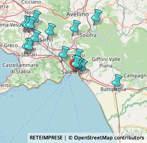 Mappa Via Generale Don Ferrante Maria Gonzaga I-84125 Salerno SA, 84125 Salerno SA, Italia (16.95)