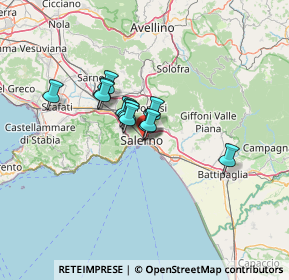 Mappa Via Generale Ferrante Maria Gonzaga, 84125 Salerno SA, Italia (8.96333)