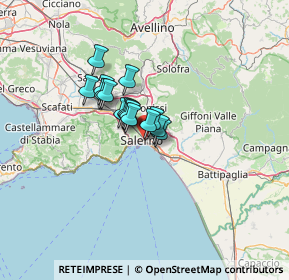 Mappa Via Generale Ferrante Maria Gonzaga, 84125 Salerno SA, Italia (7.84667)