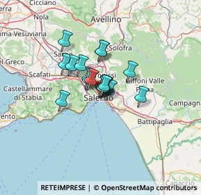 Mappa Via Michelangelo Schipa, 84125 Salerno SA, Italia (7.72722)