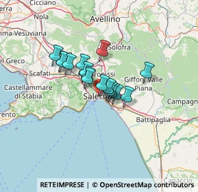 Mappa Via S. Gregorio VII, 84125 Salerno SA, Italia (8.90438)