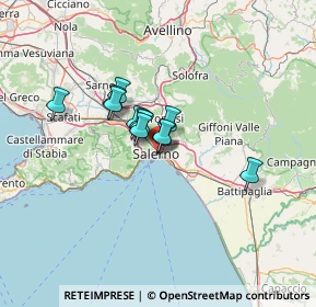 Mappa Via S. Gregorio VII, 84125 Salerno SA, Italia (8.8775)