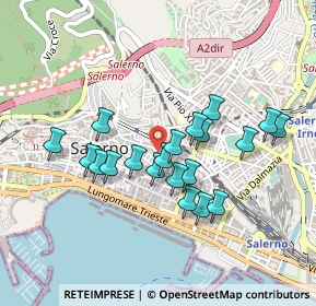 Mappa Via S. Gregorio VII, 84125 Salerno SA, Italia (0.419)