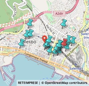 Mappa Via S. Gregorio VII, 84125 Salerno SA, Italia (0.3865)