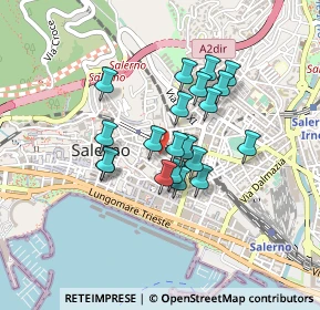 Mappa Via S. Gregorio VII, 84125 Salerno SA, Italia (0.3515)