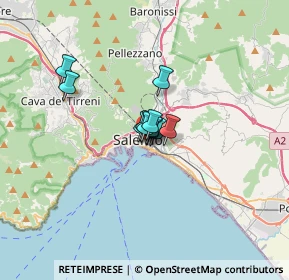 Mappa Via S. Gregorio VII, 84125 Salerno SA, Italia (1.54727)