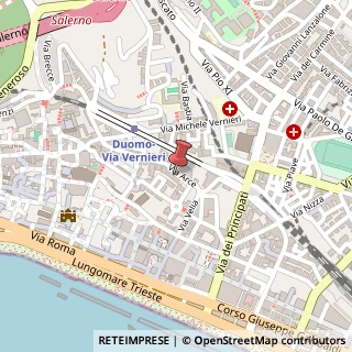 Mappa Via San Gregorio VII, 12, 84125 Salerno, Salerno (Campania)
