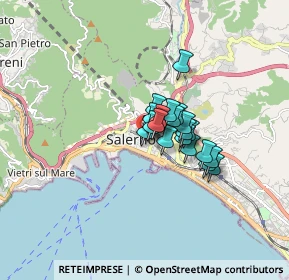 Mappa Via S. Gregorio VII, 84125 Salerno SA, Italia (1.0095)