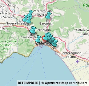 Mappa Via S. Gregorio VII, 84125 Salerno SA, Italia (4.82462)