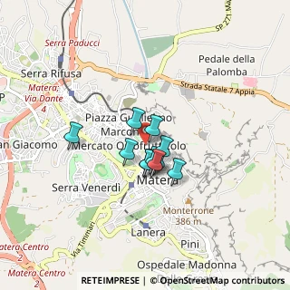 Mappa Via Annunziatella, 75100 Matera MT, Italia (0.53182)