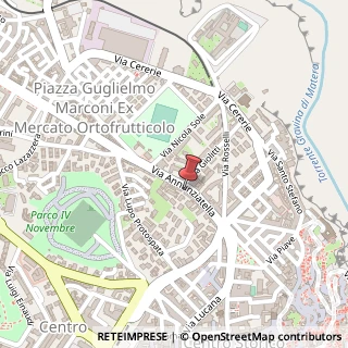 Mappa Via Annunziatella, 54/56, 75100 Matera, Matera (Basilicata)