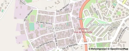 Mappa Matera