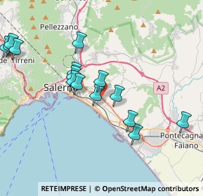 Mappa Tangenziale di Salerno, 84133 Salerno SA, Italia (4.43667)
