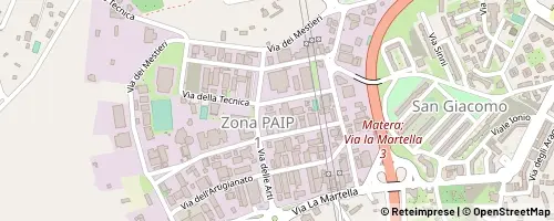 Mappa Matera