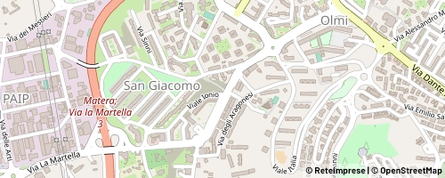 Mappa Matera