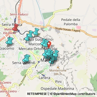 Mappa Via Giuseppe Gattini, 75100 Matera MT, Italia (0.9205)