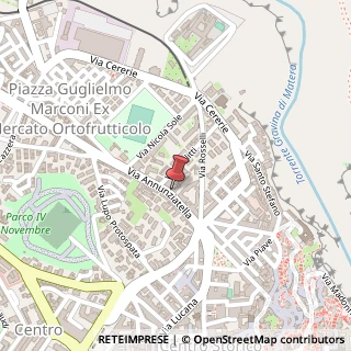 Mappa Piazzetta Leonardo Sinisgalli, 16, 75100 Matera, Matera (Basilicata)