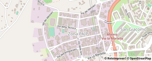 Mappa Matera