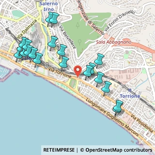 Mappa Via Antonio Rotondo, 84127 Salerno SA, Italia (0.633)