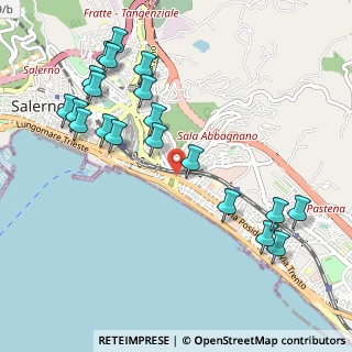 Mappa Piazza Nicotera, 84127 Salerno SA, Italia (1.2605)