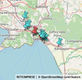 Mappa Via Adriano Aurofino, 84127 Salerno SA, Italia (7.35385)