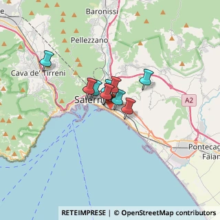 Mappa Via M.Testa, 84127 Salerno SA, Italia (1.88545)