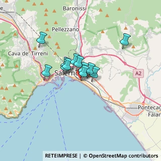 Mappa Via Michelangelo Testa, 84127 Salerno SA, Italia (2.30583)