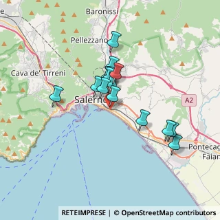 Mappa Via Michelangelo Testa, 84127 Salerno SA, Italia (2.99867)