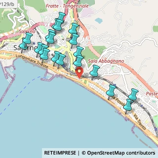 Mappa Via Giustino De Jacobis, 84127 Salerno SA, Italia (1.1955)