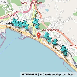 Mappa Via la Carnale, 84127 Salerno SA, Italia (1.206)
