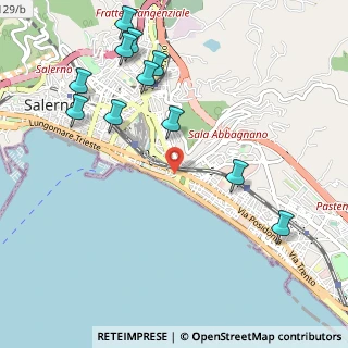 Mappa Via Torrione, 84127 Salerno SA, Italia (1.32091)
