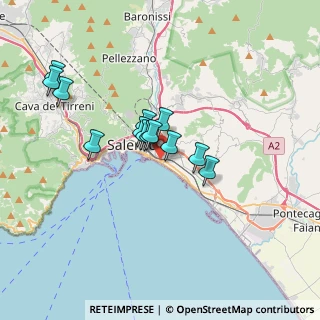 Mappa Via la Carnale, 84127 Salerno SA, Italia (2.95769)