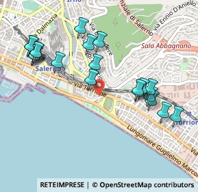 Mappa Via Torrione, 84127 Salerno SA, Italia (0.578)