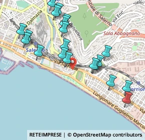 Mappa Via la Carnale, 84127 Salerno SA, Italia (0.5725)