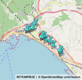 Mappa 84127 Salerno SA, Italia (1.28333)