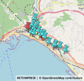 Mappa Via Giovanni Santoro, 84127 Salerno SA, Italia (1.25882)