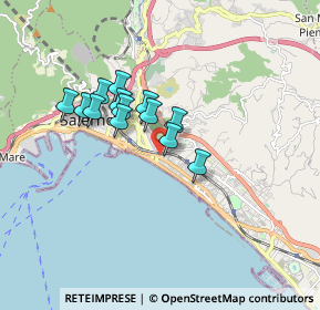 Mappa Via Giovanni Santoro, 84127 Salerno SA, Italia (1.38769)