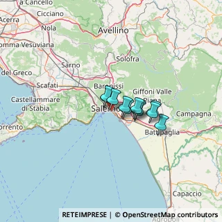Mappa 84127 Salerno SA, Italia (7.76455)