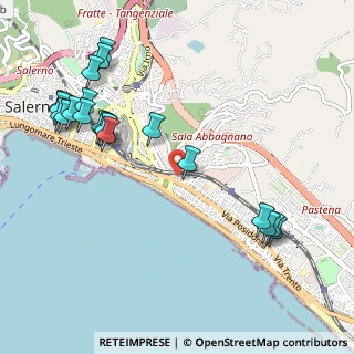 Mappa Via Carlo Santoro, 84127 Salerno SA, Italia (1.3485)