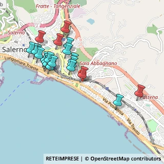 Mappa Via Carlo Santoro, 84127 Salerno SA, Italia (1.057)