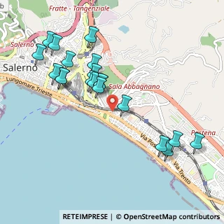 Mappa 84127 Salerno SA, Italia (1.121)