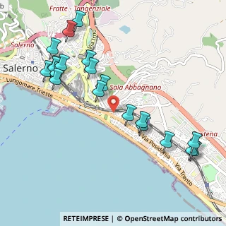 Mappa 84127 Salerno SA, Italia (1.255)
