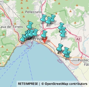 Mappa Via Santoro Carlo, 84127 Salerno SA, Italia (3.379)