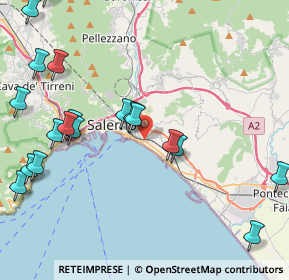 Mappa Via Santoro Carlo, 84127 Salerno SA, Italia (5.832)