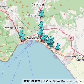 Mappa Via Carlo Santoro, 84127 Salerno SA, Italia (2.59)
