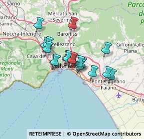 Mappa Via Santoro Carlo, 84127 Salerno SA, Italia (5.05333)