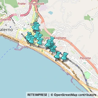 Mappa Via Lucio Orofino, 84127 Salerno SA, Italia (0.702)