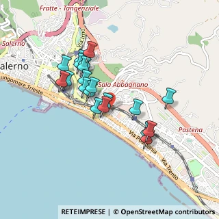 Mappa Via Lucio Orofino, 84127 Salerno SA, Italia (0.8225)