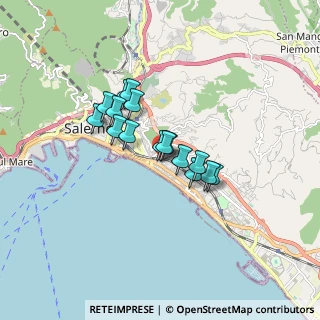 Mappa Via Lucio Orofino, 84127 Salerno SA, Italia (1.25063)
